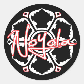 Adesivo Redondo Vinheta Bodhi