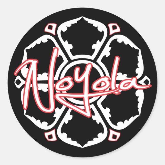 Adesivo Redondo Vinheta Bodhi (Frente)