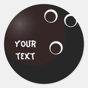Adesivo Redondo vinheta boliche