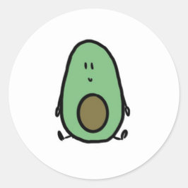 Adesivo Redondo Vinheta branca