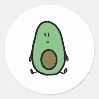 Adesivo Redondo Vinheta branca