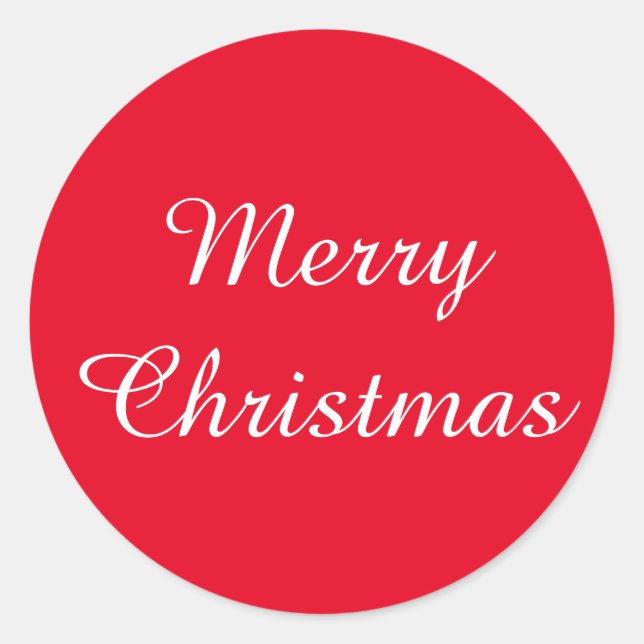 Adesivo Redondo Vinheta branca da Amazónia Natal por Janz (Frente)