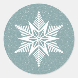 Adesivo Redondo Vinheta-brava de inverno