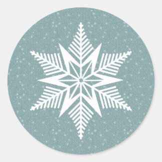 Adesivo Redondo Vinheta-brava de inverno