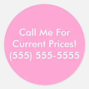 Adesivo Redondo Vinheta Brochura