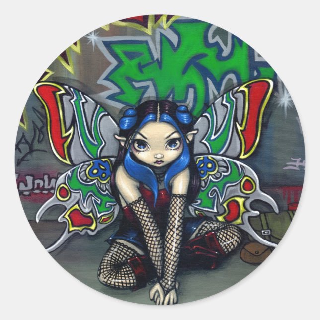 Adesivo Redondo Vinheta "Camouflage #1" (Frente)