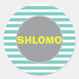 Adesivo Redondo Vinheta-colante de alta definição