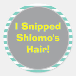 Adesivo Redondo Vinheta-colante de alta definição