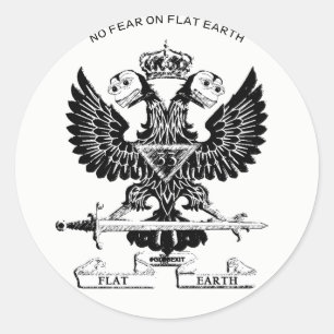 Adesivo Redondo Vinheta com Eixo Dupla de 33 GRAUS