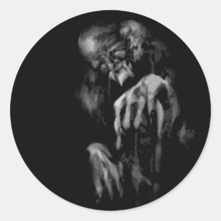 Adesivo Redondo Vinheta "Crypt"