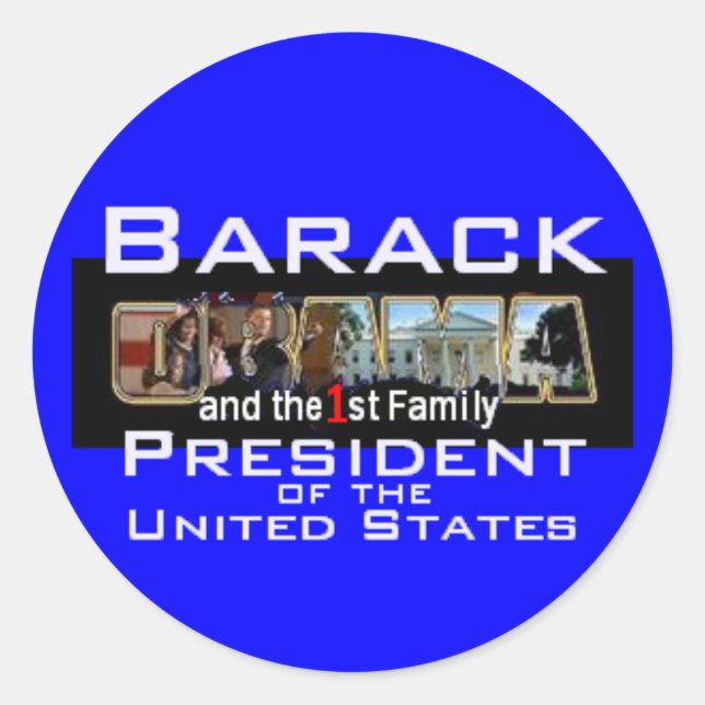 Adesivo Redondo Vinheta da família 1rua (Frente)