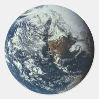 Adesivo Redondo Vinheta da Terra