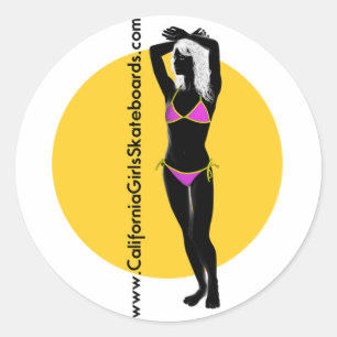 Adesivo Redondo Vinheta de 3" (Conjunto de 6)