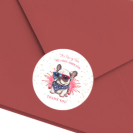 Adesivo Redondo Vinheta de Aniversário Pawty Vamos