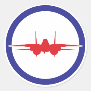 Adesivo Redondo Vinheta de Arma Superior