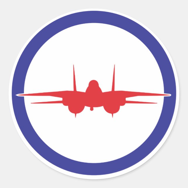 Adesivo Redondo Vinheta de Arma Superior (Frente)