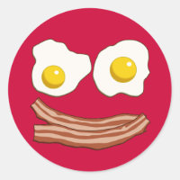 Vinheta de bacon e ovos
