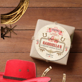 Adesivo Redondo Vinheta de Bairros de Morango