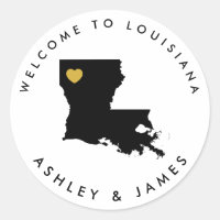 Vinheta de Boas-vindas da Louisiana, caixa de trat