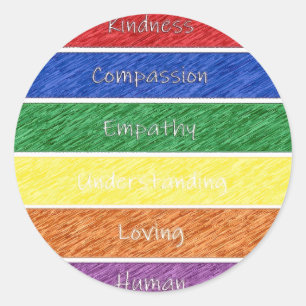 Adesivo Redondo Vinheta de bondade