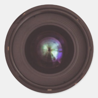Adesivo Redondo Vinheta de câmara oculta