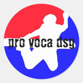 Adesivo Redondo Vinheta de captura de método PVD