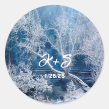 Vinheta de Casamento das Montanhas de inverno de N