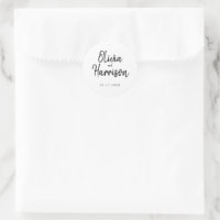 Vinheta de Casamento de Script Elegante