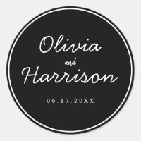 Vinheta de Casamento Moderno Minimalista de Script