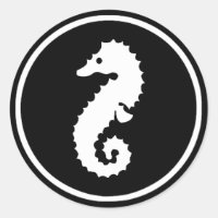 Vinheta de cavalo preto e branco