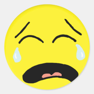 Adesivo Redondo Vinheta de Choro