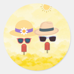 Adesivo Redondo Vinheta de Círculo legal