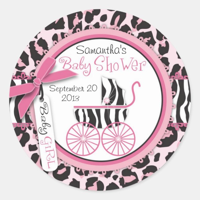 Adesivo Redondo Vinheta de coisas selvagens (Frente)