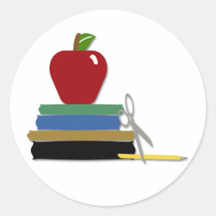 Adesivo Redondo Vinheta de Dias Escolares