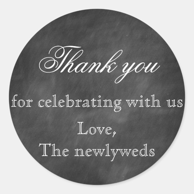 Adesivo Redondo Vinheta de Favor (Frente)