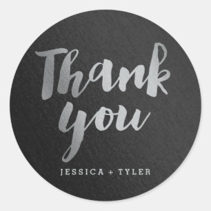 Adesivo Redondo Vinheta de Favor de Casamento Prometido brilhante