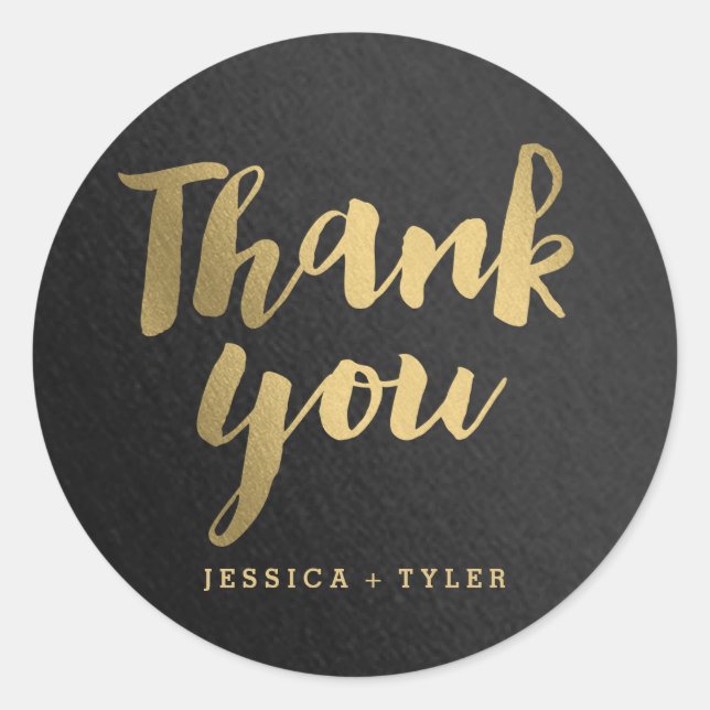 Adesivo Redondo Vinheta de Favor de Casamento Prometido brilhante (Frente)