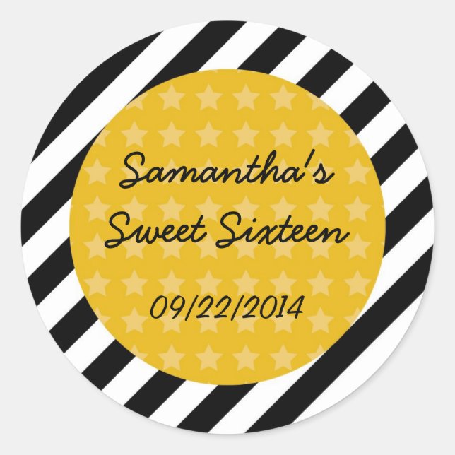 Adesivo Redondo Vinheta de Favor do Painéis de Filmes (Frente)