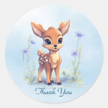 Vinheta de Flores Azuis de Velhinho Aquoso