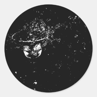 Adesivo Redondo Vinheta de fotografia TG