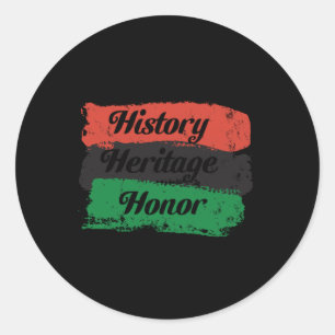 Adesivo Redondo Vinheta de Honra do Patrimônio Histórico