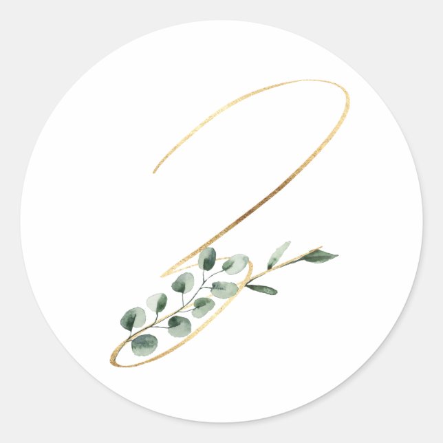 Adesivo Redondo Vinheta de iniciais de fim de semana (Frente)