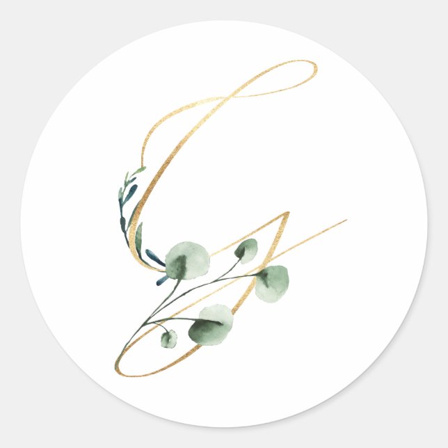 Adesivo Redondo Vinheta de iniciais de fim de semana (Frente)