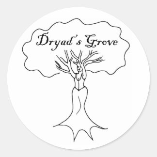 Adesivo Redondo Vinheta de logotipo