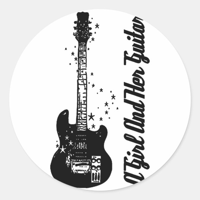 Adesivo Redondo Vinheta de logotipo (Frente)