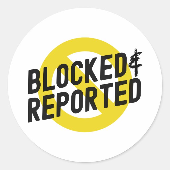 Adesivo Redondo Vinheta de logotipo (Frente)