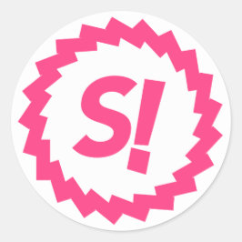 Adesivo Redondo Vinheta de moedas de SPANKCHAIN Round