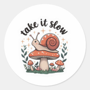 Adesivo Redondo Vinheta de movimento