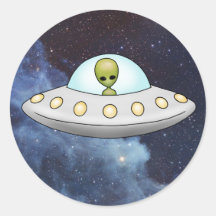 Vinheta de OVNI Alienígena de Saucer Voadora