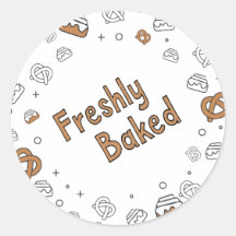 Vinheta de padaria cozida, freneticamente, com mol